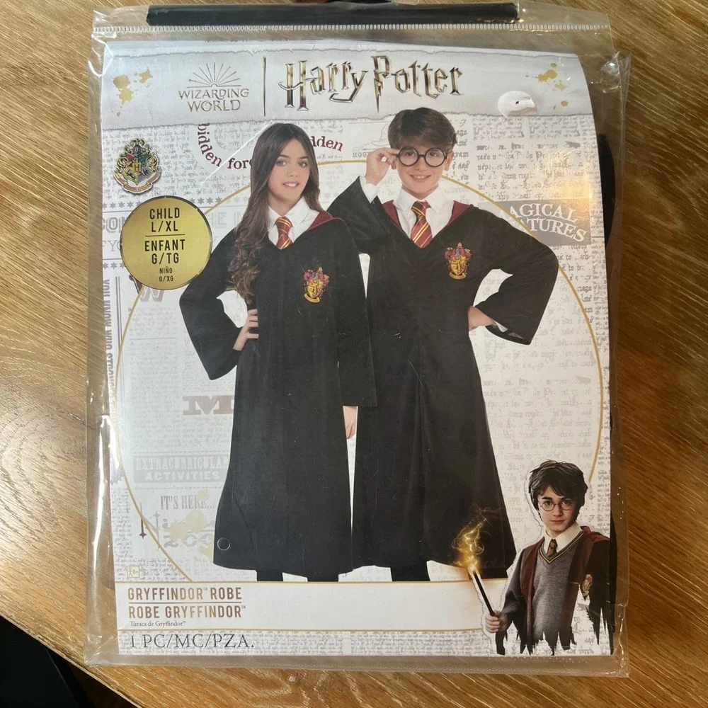 Harry Potter Gryffindor Robe Unisex Child L/XL Wizarding World Costume